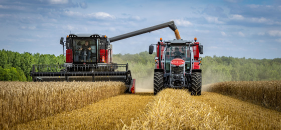 MF Activa sērijas kombaini